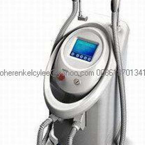 Ice radio frequency system for wrinkle removal